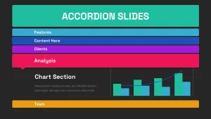 Accordion Animated Slide Analysis Dark