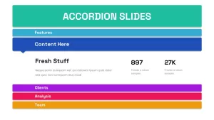 Accordion Animated Slide Content