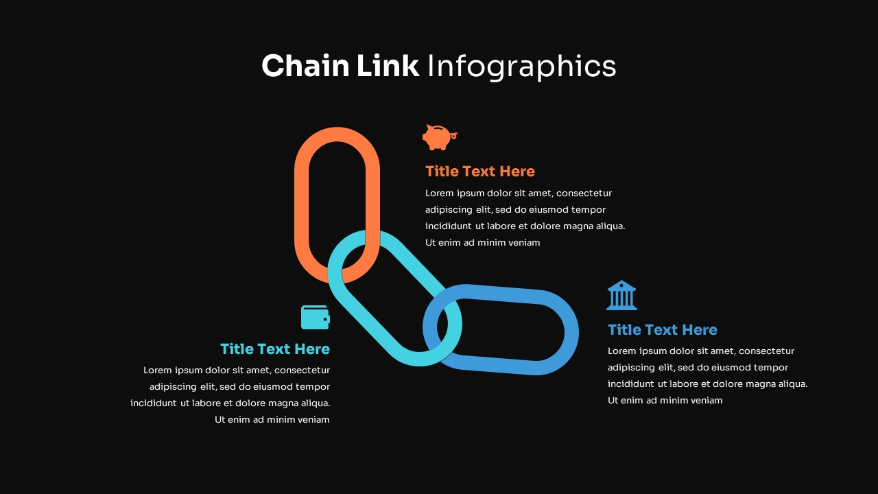 Chain Link Infographics Template Slidebazaar 2677