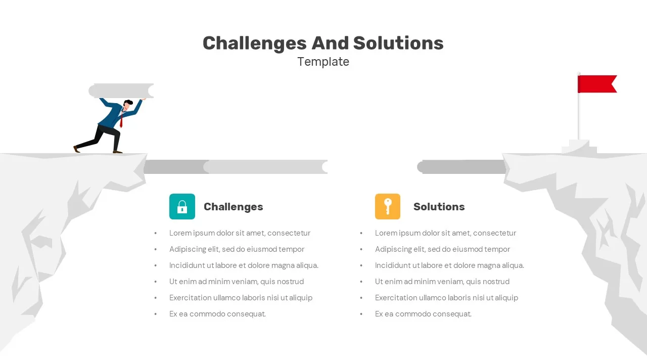 Challenges And Solutions Presentation Template