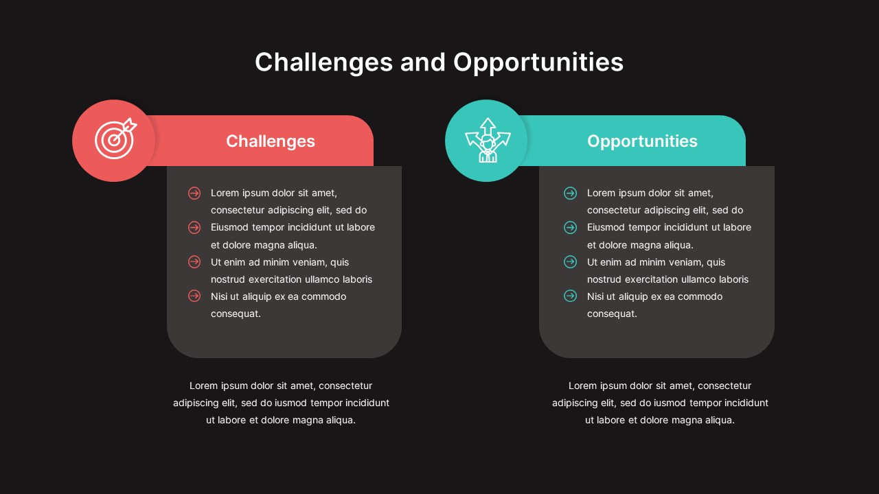 Challenges And Opportunities Slide SlideBazaar
