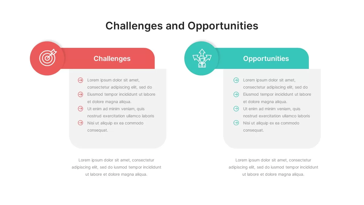 Challenges and Opportunities Slide