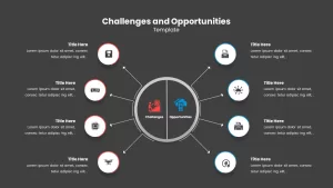 Challenges and Opportunities Template Dark