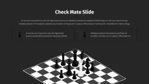 Checkmate Presentation Template Dark