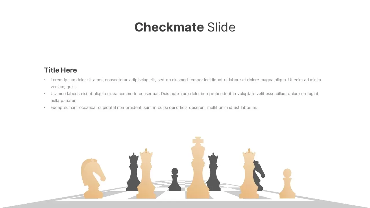 Checkmate Slide