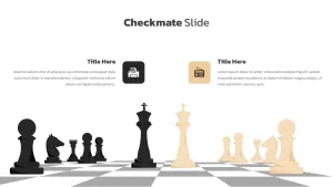 Checkmate Template for PowerPoint Slides