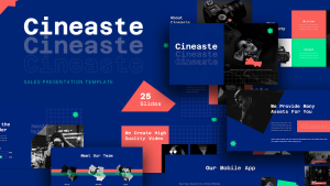 Cineaste Theme Sales Presentation Template