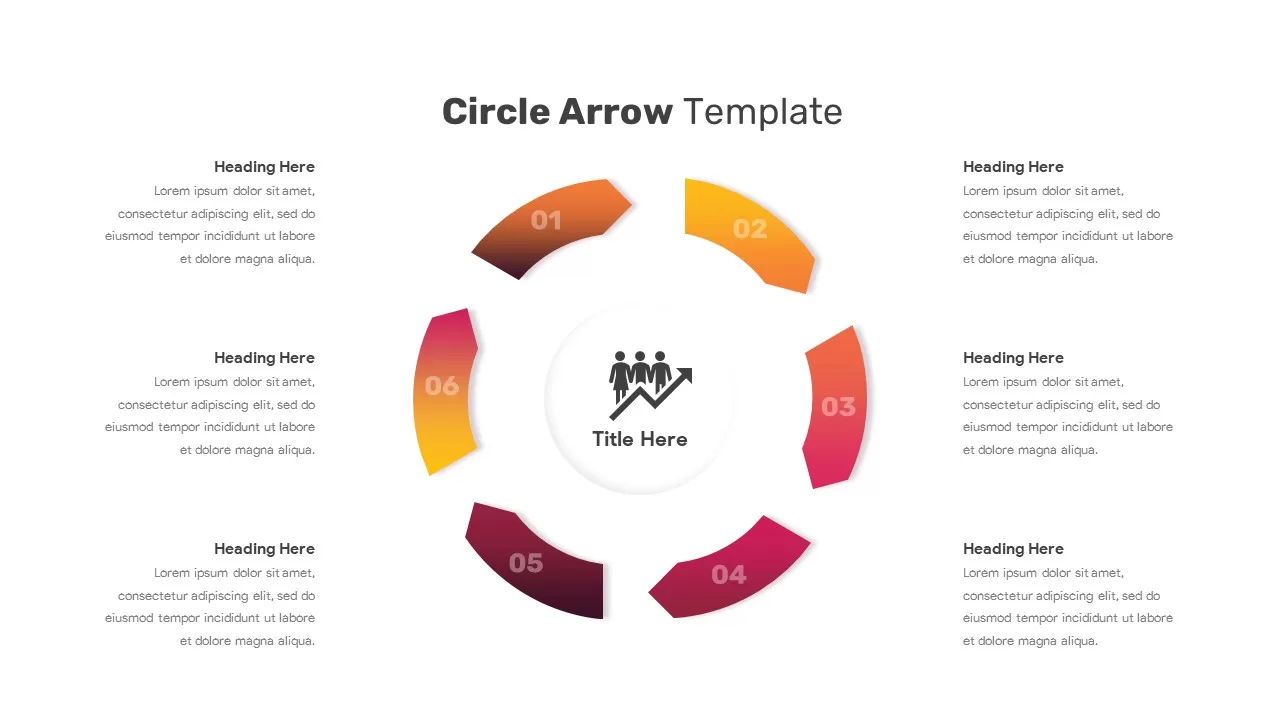Circle Arrows Infographics