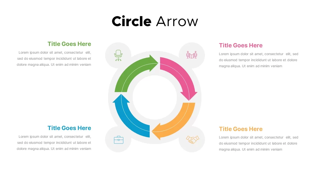Circle Arrows Template
