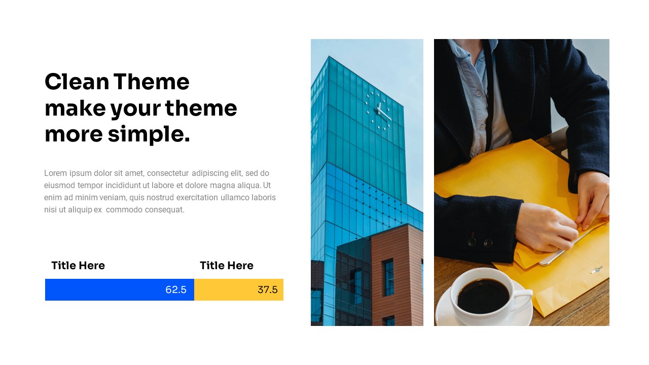 Clean Theme Template Business Presentation