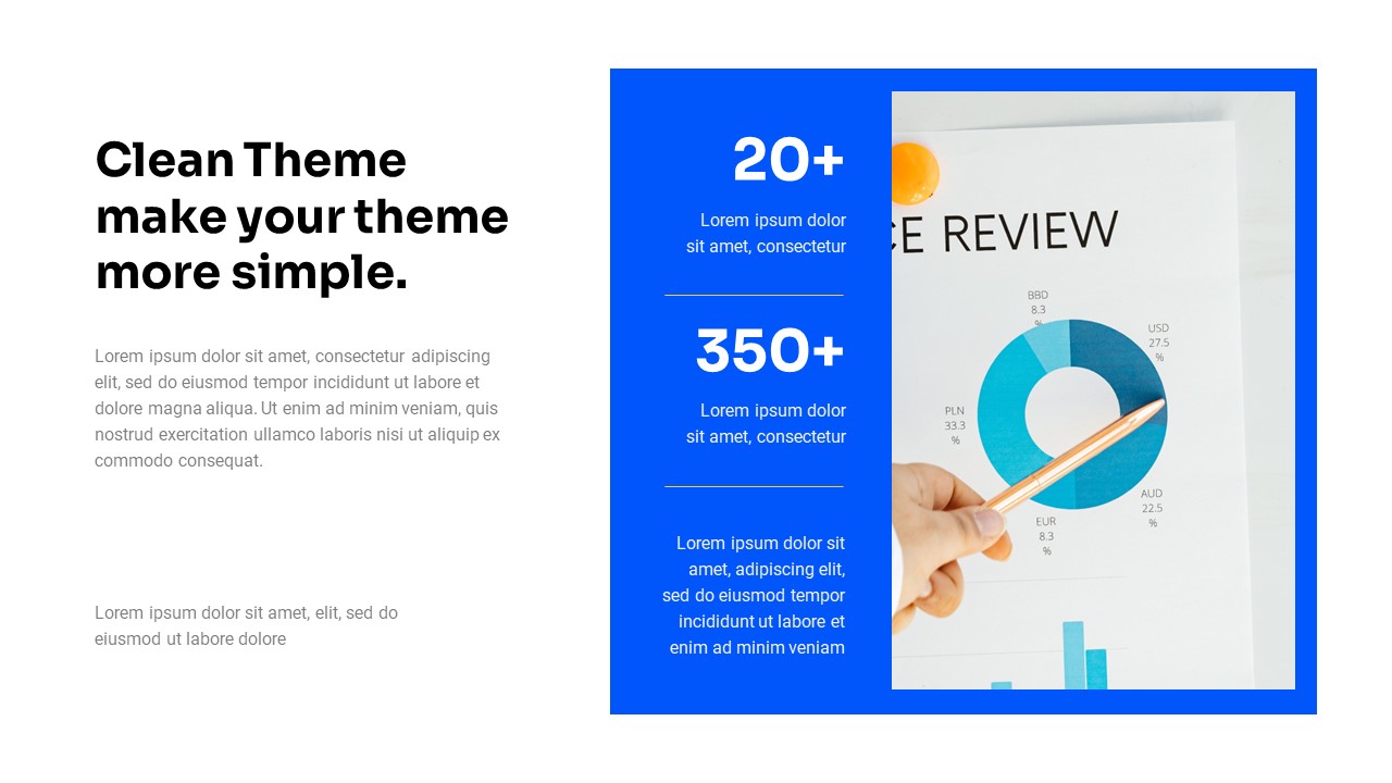 Clean Theme Template for Business Presentation