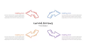 Curved Arrow Infographics