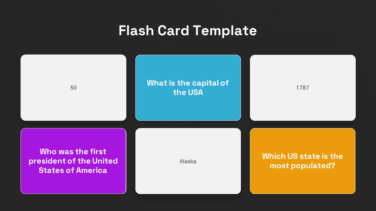 Flashcards template  Free PowerPoint template & Google Slides theme