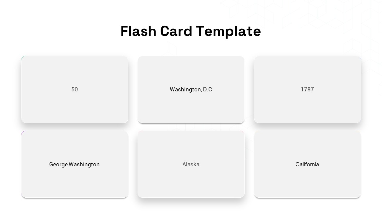 Animated Flashcard PowerPoint template SlideBazaar