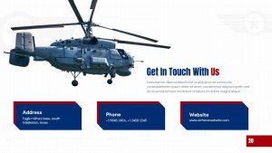 Free Air Force Presentation Templates contact