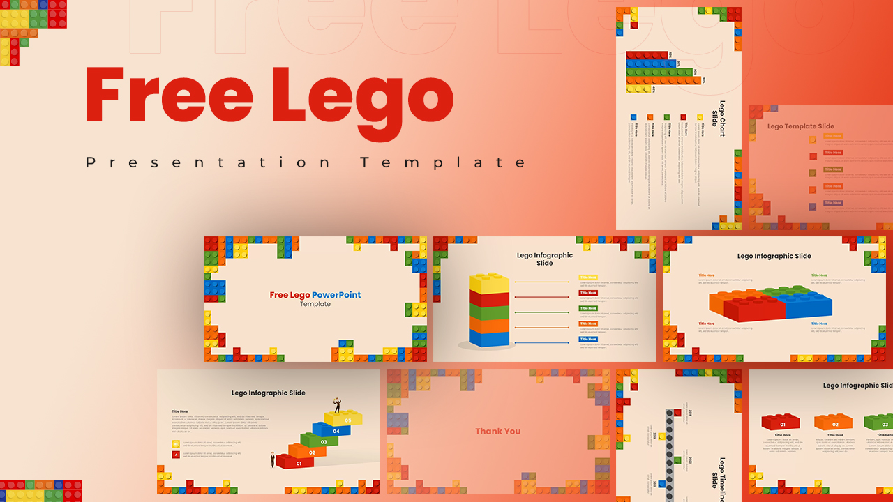 Free Lego Presentation Template featured image