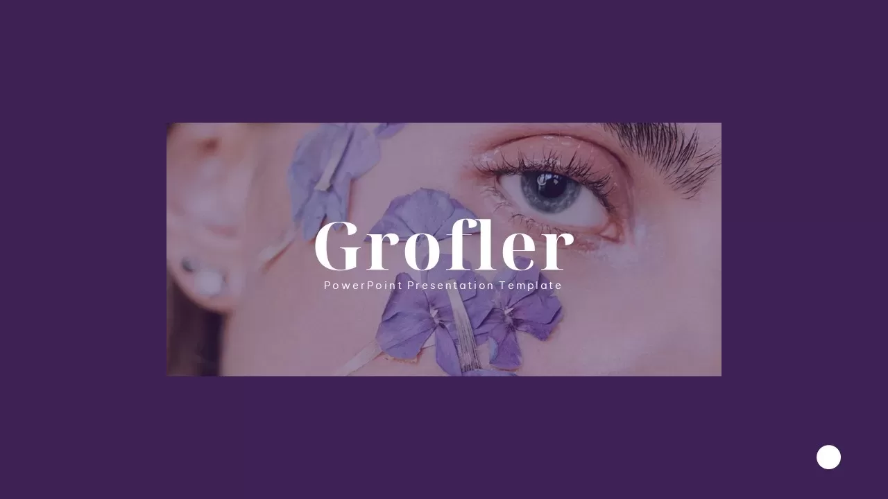 Grofler Purple Presentation Templates design