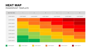 Heat Map Template for Presentation