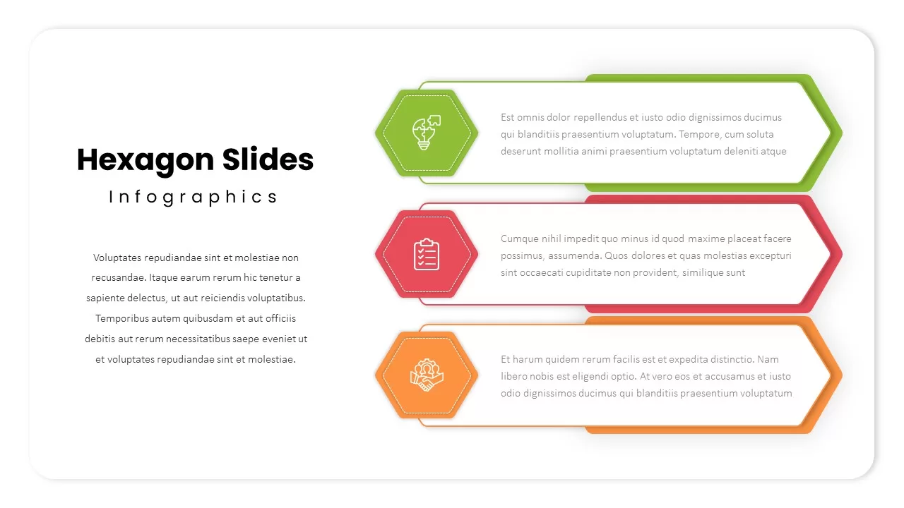Hexagon Slide Infographic