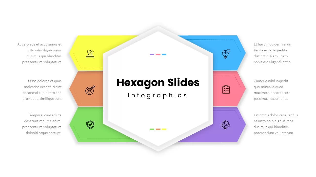Hexagon Slide Infographics