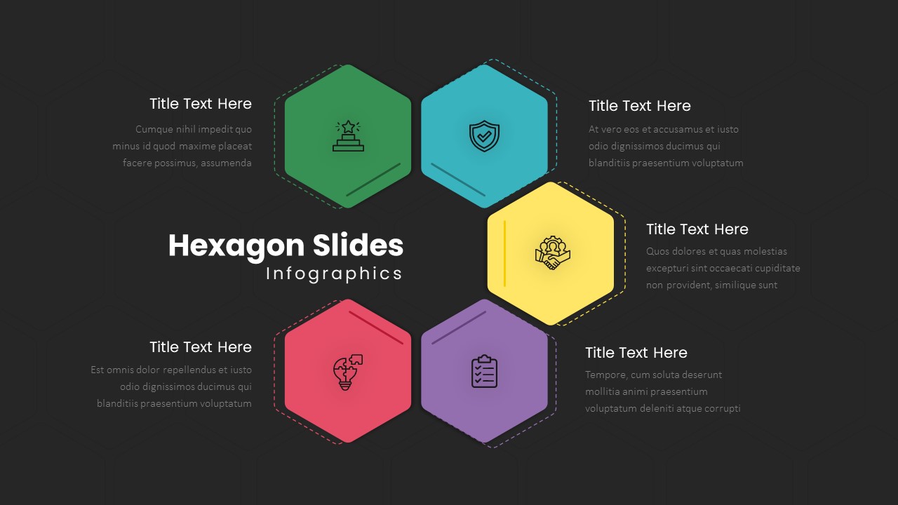 Hexagon Slides Infographics Slidebazaar 0521
