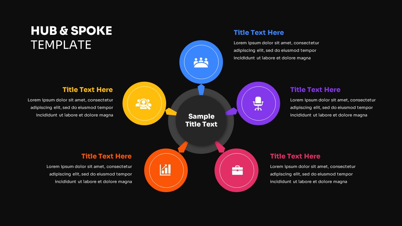 Hub And Spoke PowerPoint Template - SlideBazaar