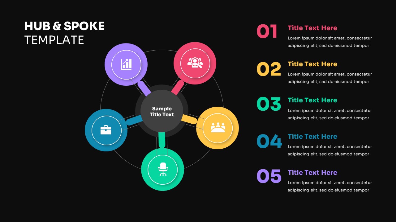 Hub And Spoke Template For PowerPoint - SlideBazaar