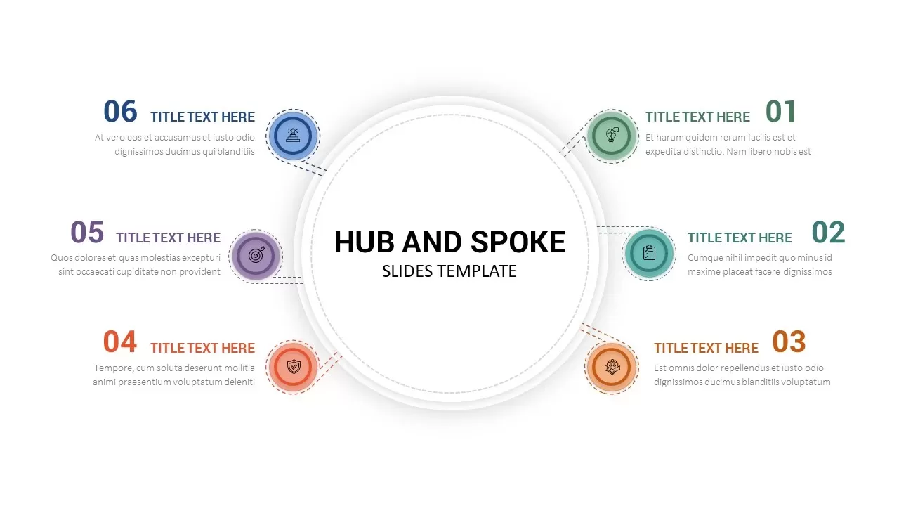 Hub and Spoke Infographic for Presentation