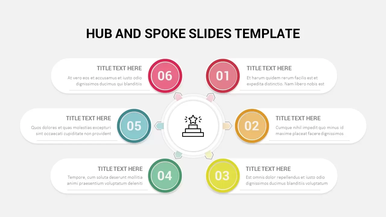 Hub and Spoke Infographics