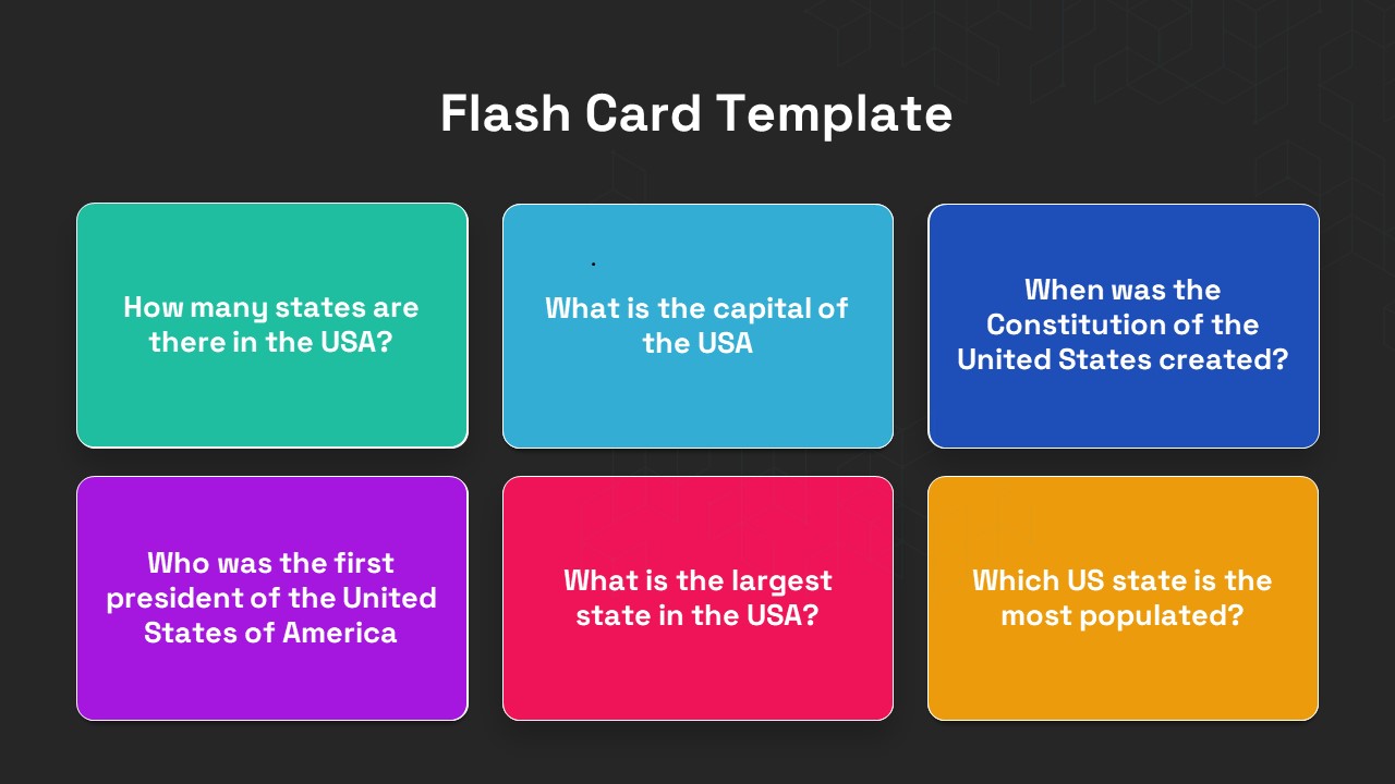 Powerpoint Flashcard Template