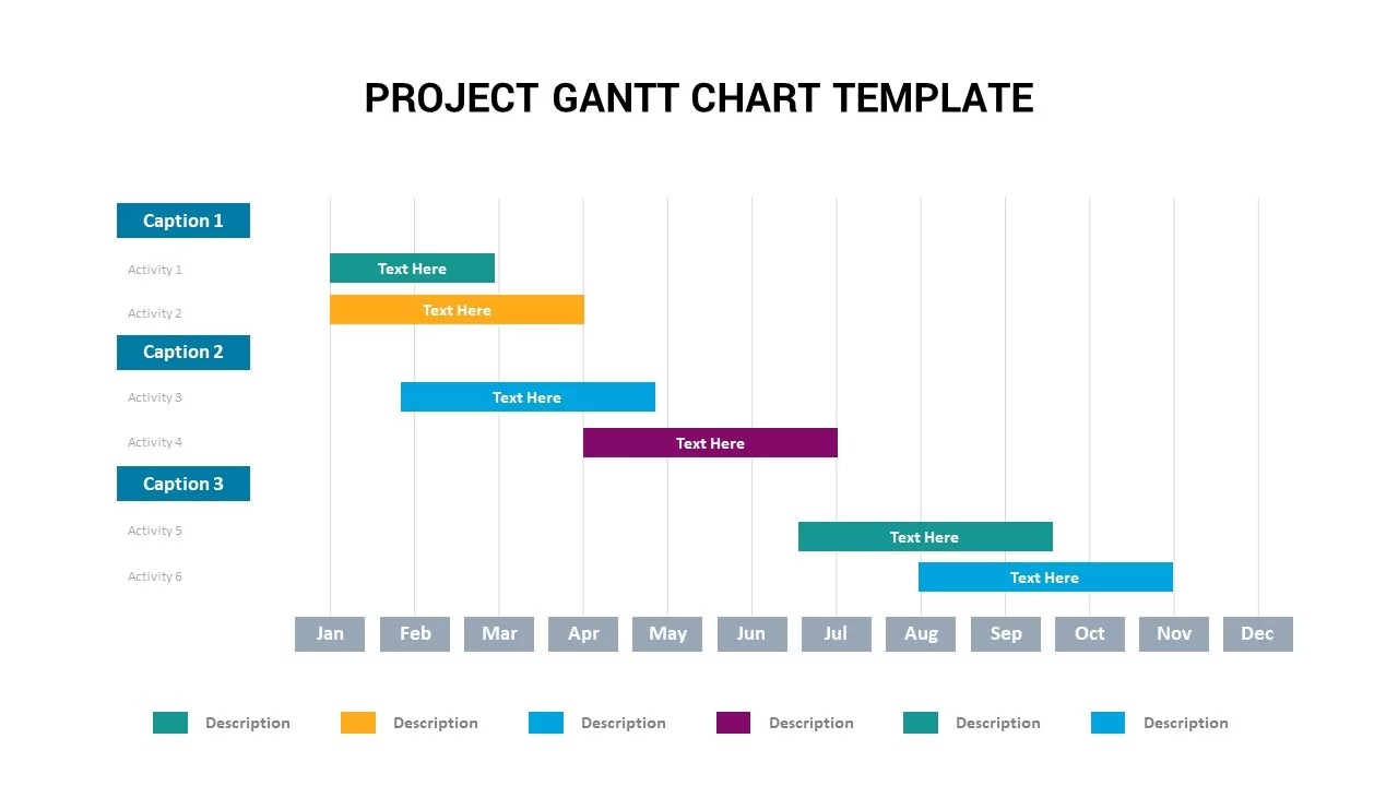 Project Gantt Chart Infographics