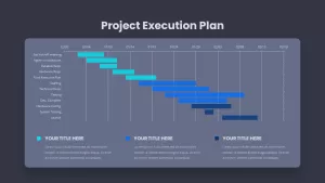 Project Plan PowerPoint Template Dark