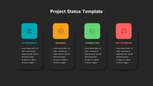 Project Status Template Dark