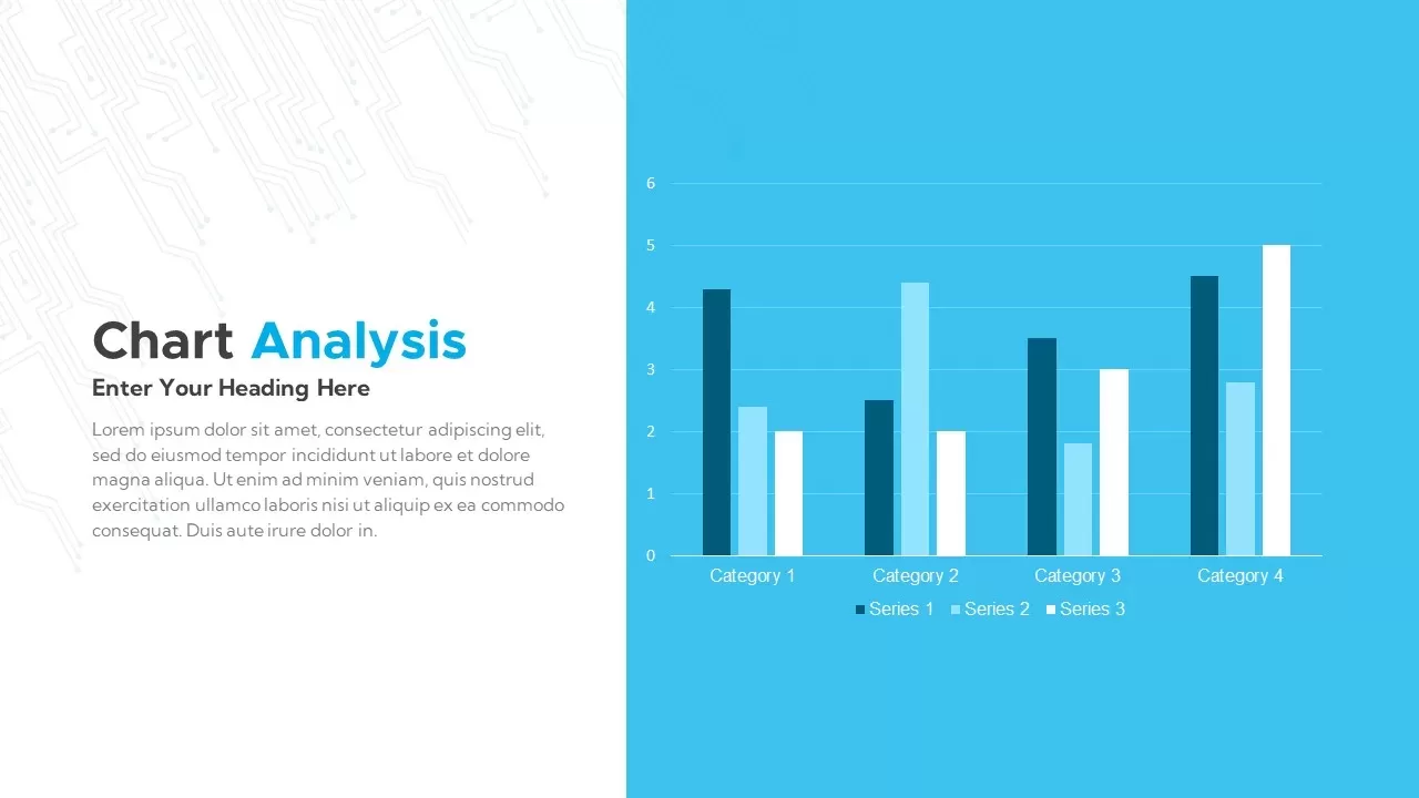 artificial intelligence chart analysis presentation template