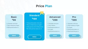 artificial intelligence pricing plan presentation template