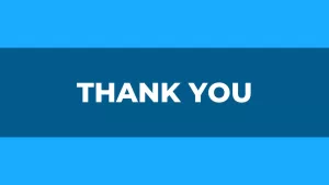 blue theme thank you template