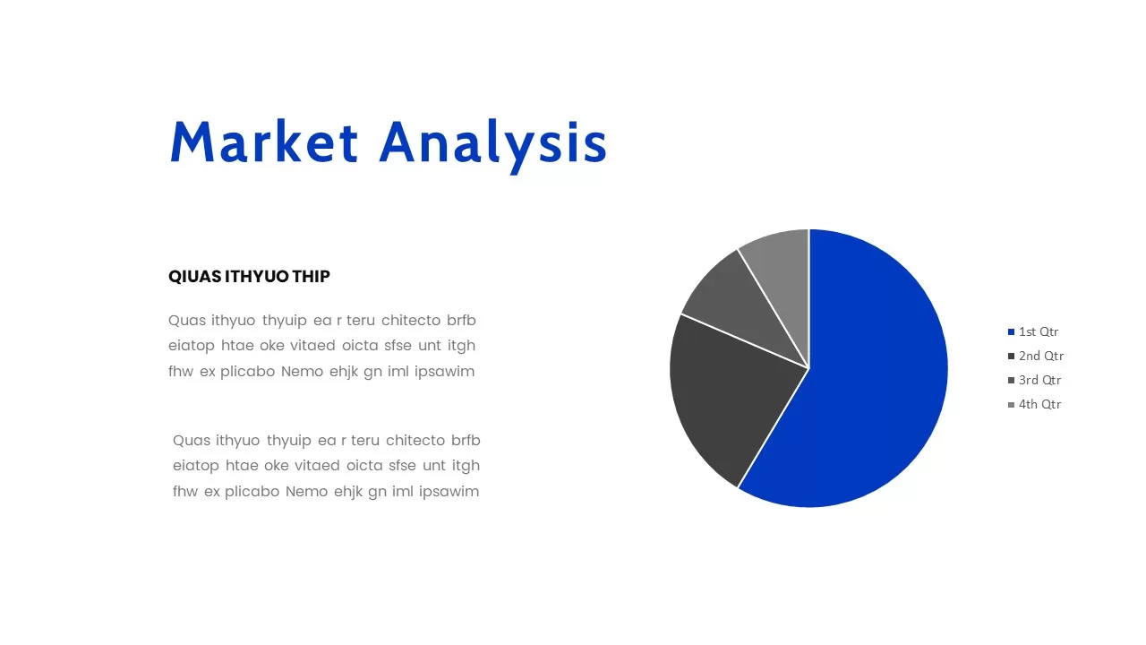 business plan market analysis presentation template