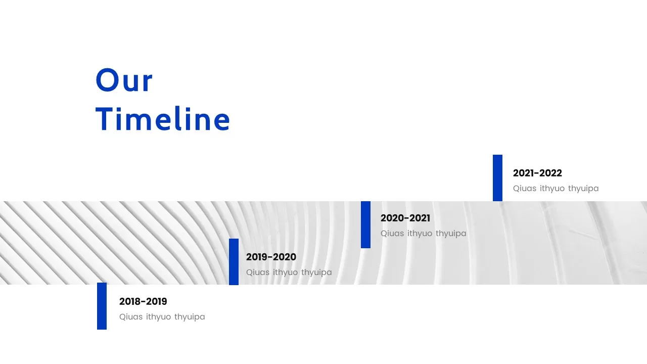 business plan timeline presentation template