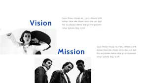 business plan vision mission presentation template