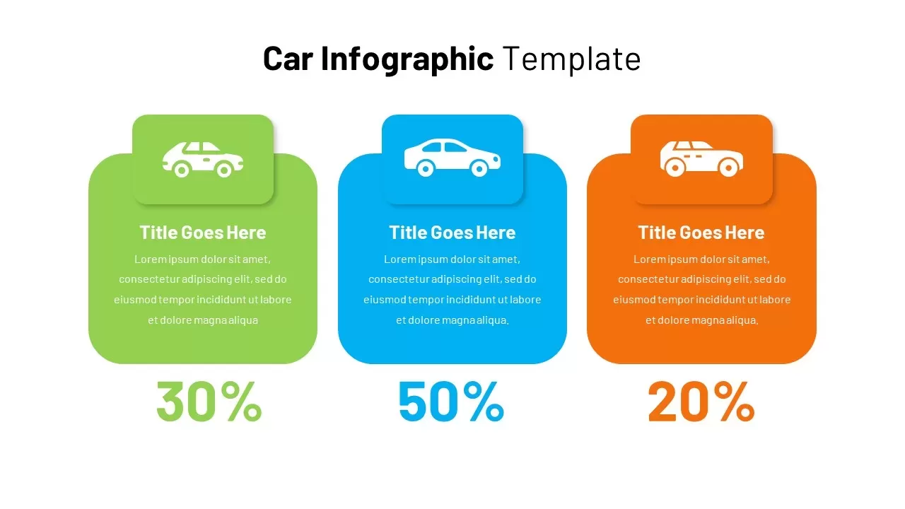 car infographic template