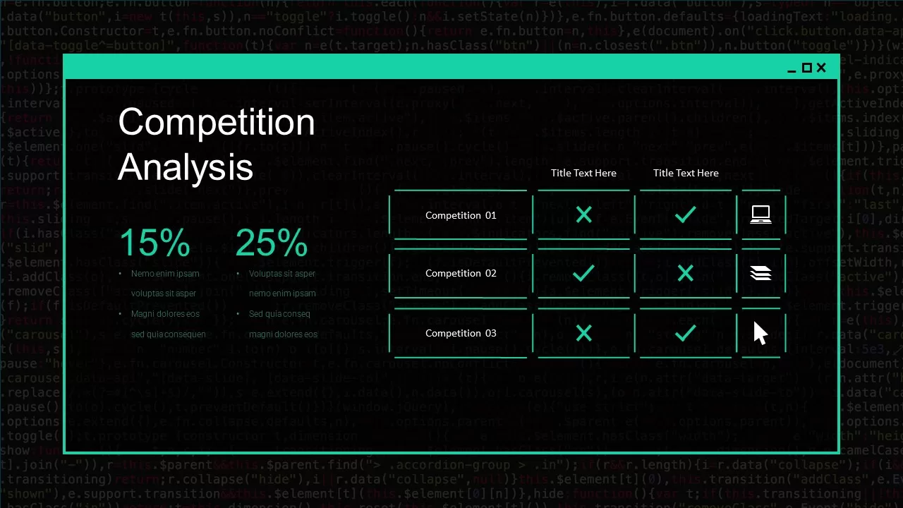 codemode startup business competition analysis plan template