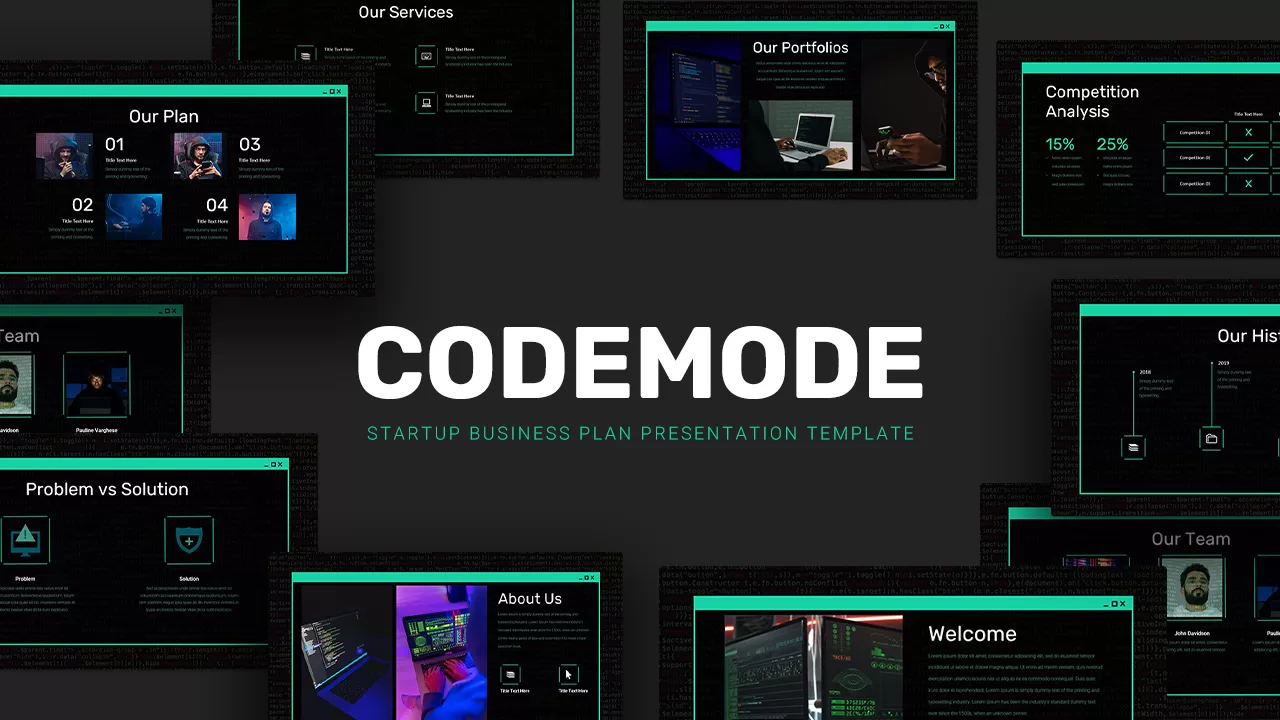 Codemode Startup Business Plan Presentation Template