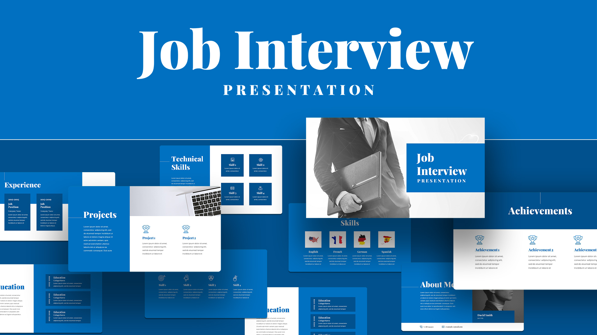 Job Interview PowerPoint Template Presentation Slides