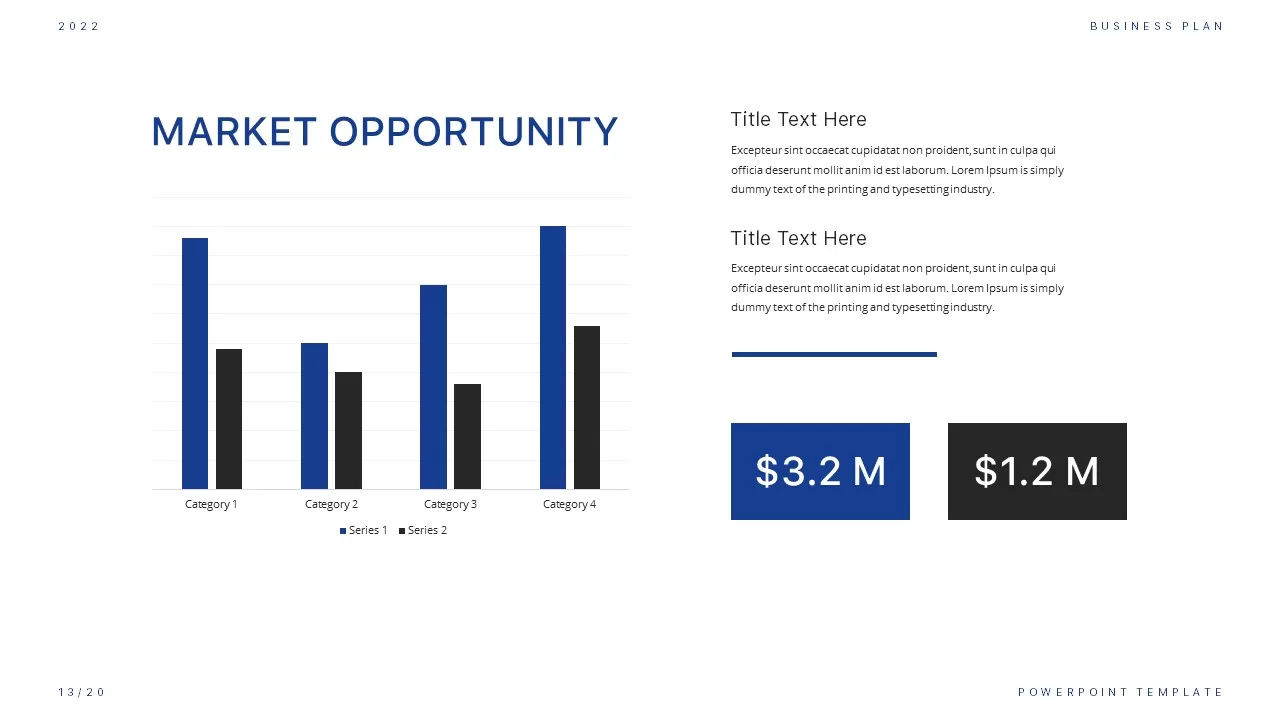 market opportunities powerpoint template