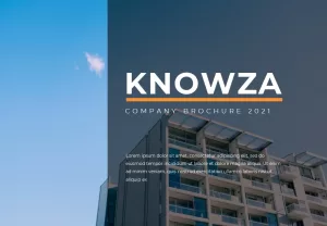 Knowza Brochure Presentation