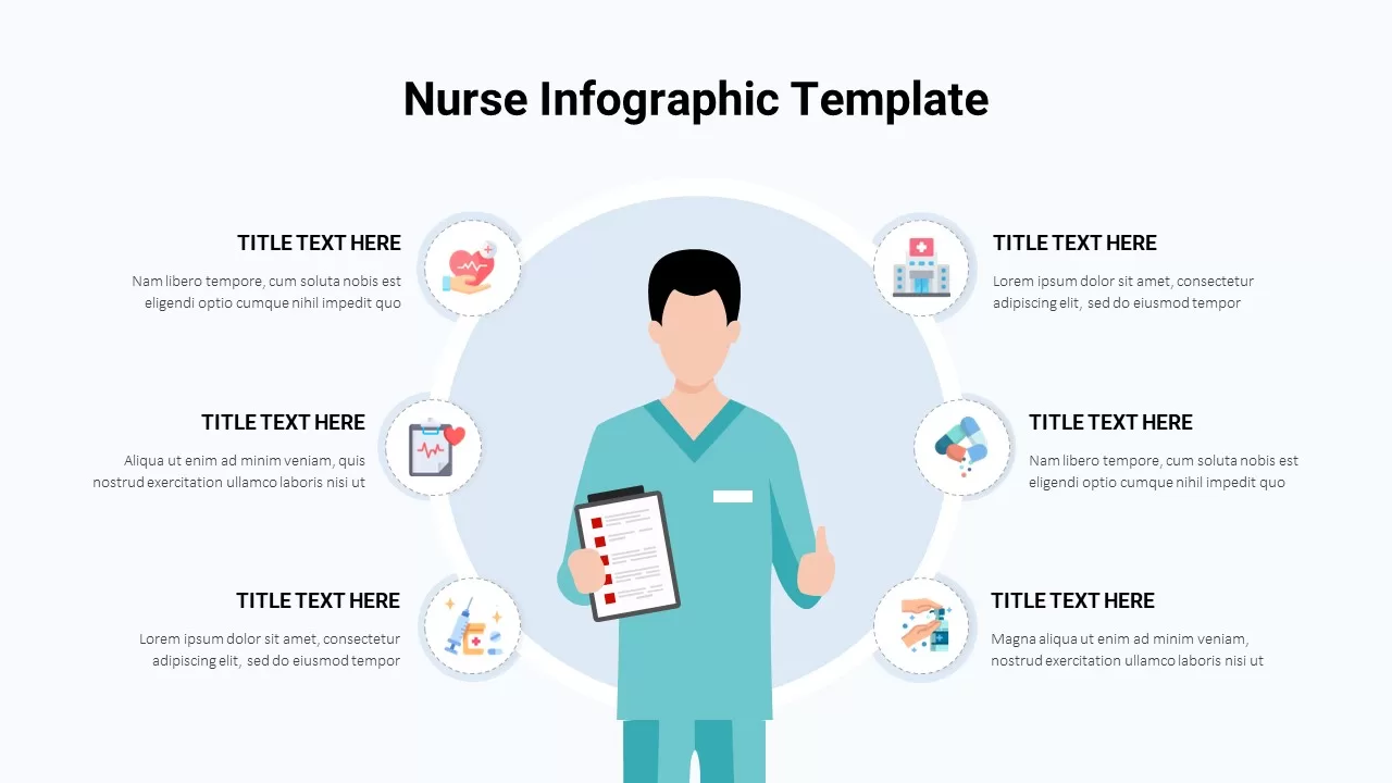 Nurse Infographic SlideBazaar