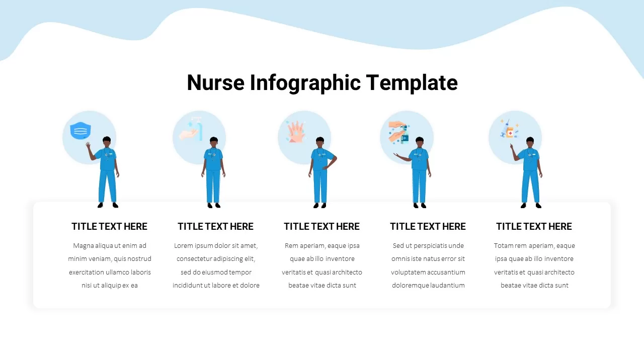 nurse infographic template