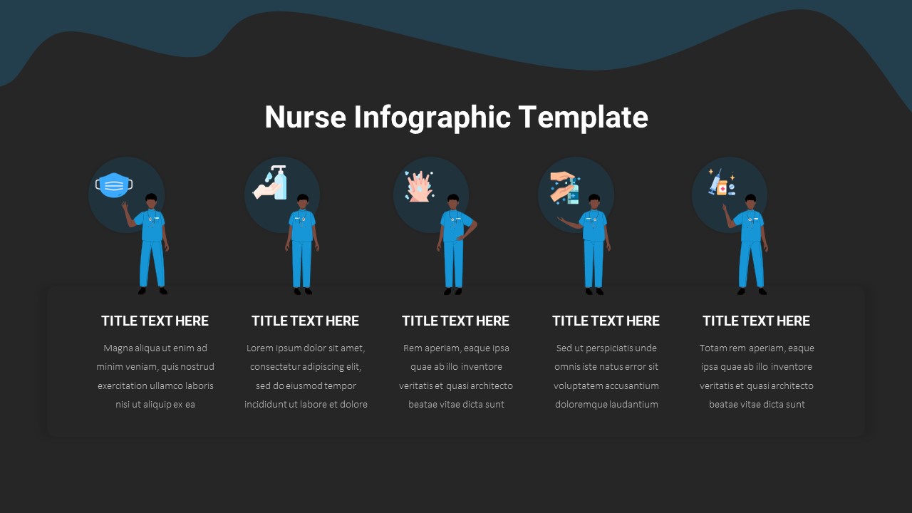 Nurse Infographic Template Slidebazaar 0746