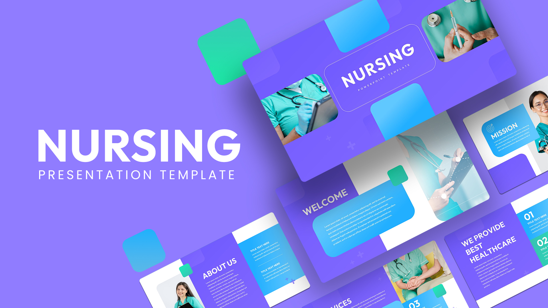 Nursing PowerPoint Template SlideBazaar