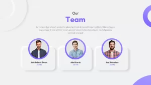 team members powerpoint template